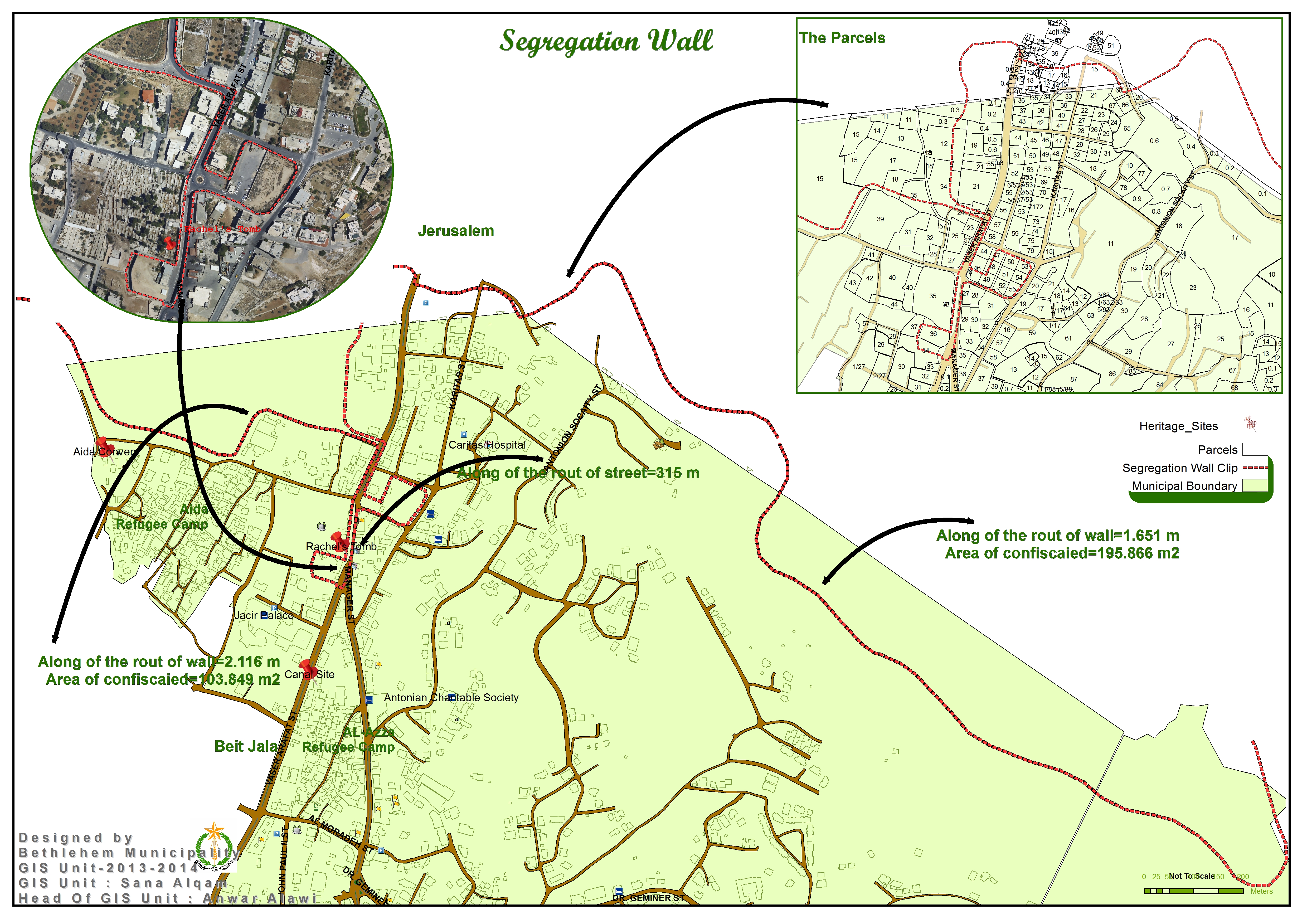 ممارسات الاحتلال الإسرائيلي في مدينة بيت لحم