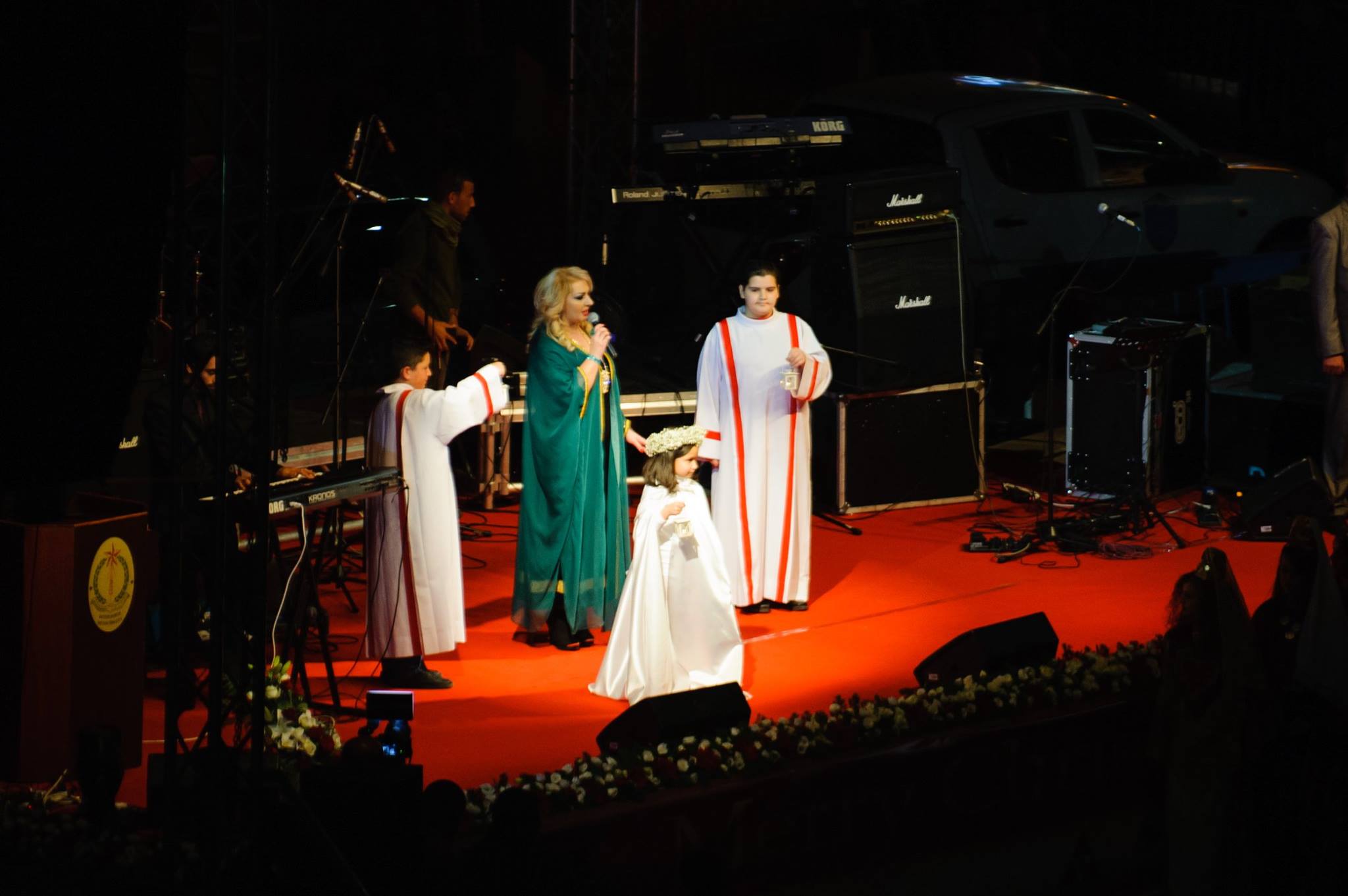 حفل إضاءة شجرة عيد الميلاد المجيد في مدينة بيت لحم