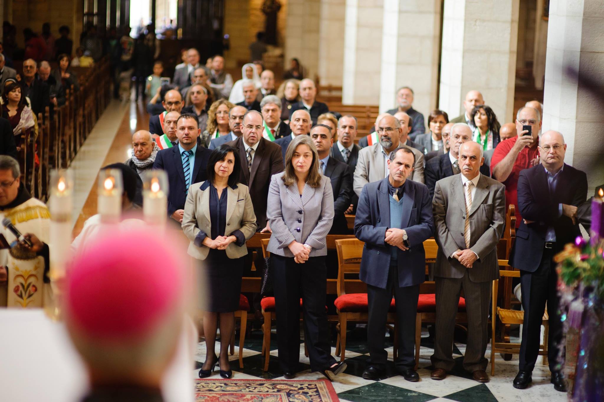 حفل إضاءة شجرة عيد الميلاد المجيد في مدينة بيت لحم