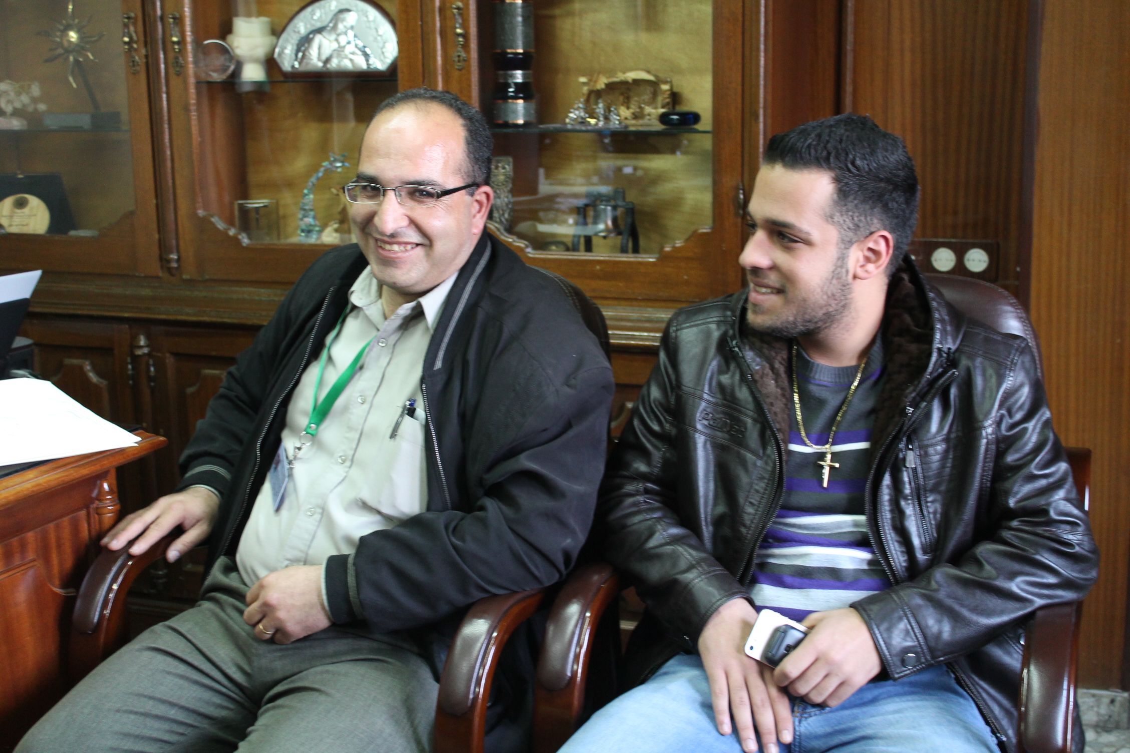 رئيسة بلدية بيت لحم تلتقي أعضاء فرقة Rock the Pipes