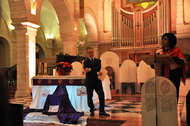 ايطاليا تمنح رئيسة بلدية بيت لحم رتبة قائد لوسام نجمة التضامن الإيطالي