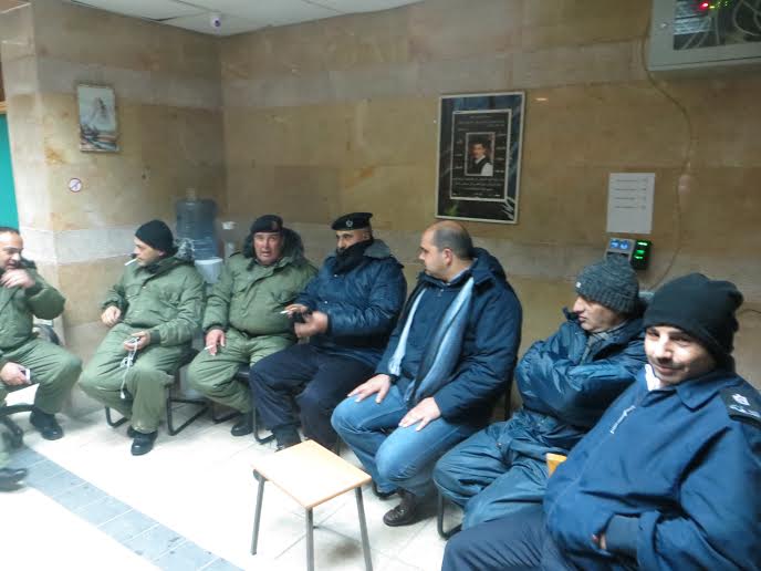 مجموعة من الشخصيات الاعتبارية تزور غرفة طوارىء بلدية بيت لحم وتثمن الجهود 