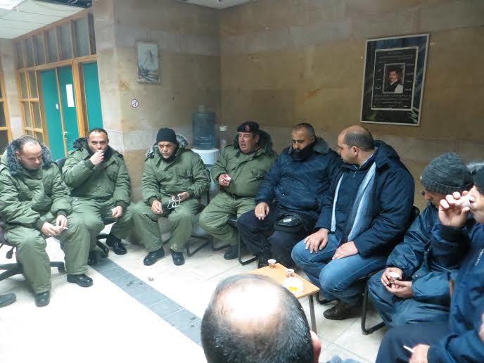 مجموعة من الشخصيات الاعتبارية تزور غرفة طوارىء بلدية بيت لحم وتثمن الجهود 