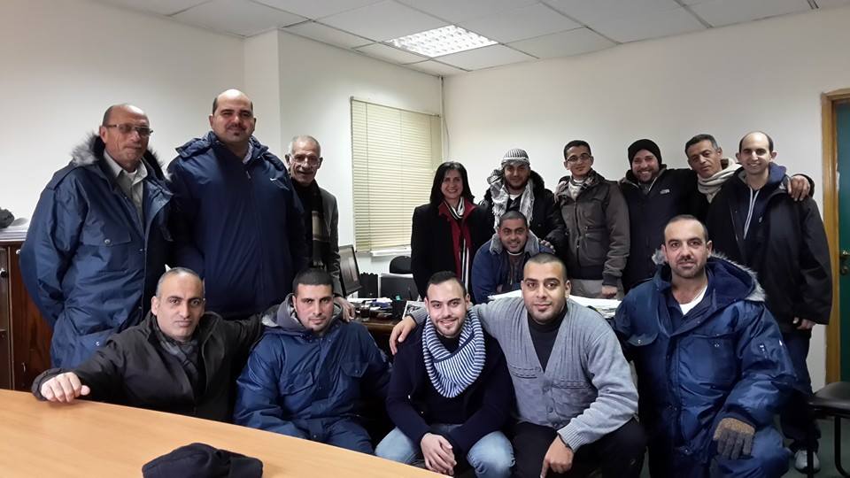  رئيسة بلدية بيت لحم الأستاذة فيرا بابون تتفقد غرفة طوارىء بلدية بيت لحم