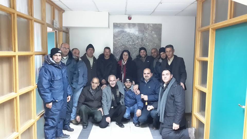  رئيسة بلدية بيت لحم الأستاذة فيرا بابون تتفقد غرفة طوارىء بلدية بيت لحم