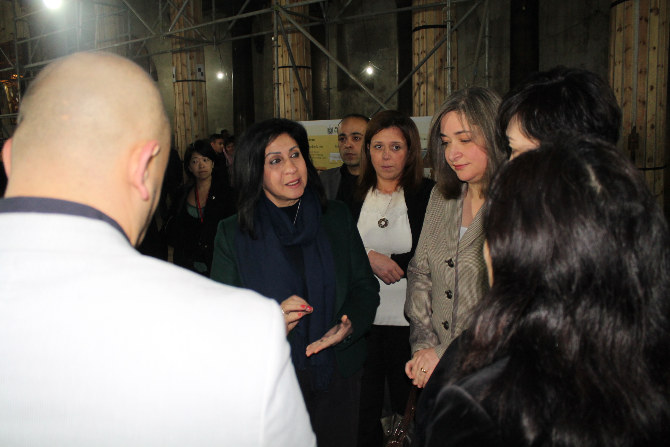 Mayor of Bethlehem Welcomes the Japanese Prime Minister's Wife in Bethlehem
