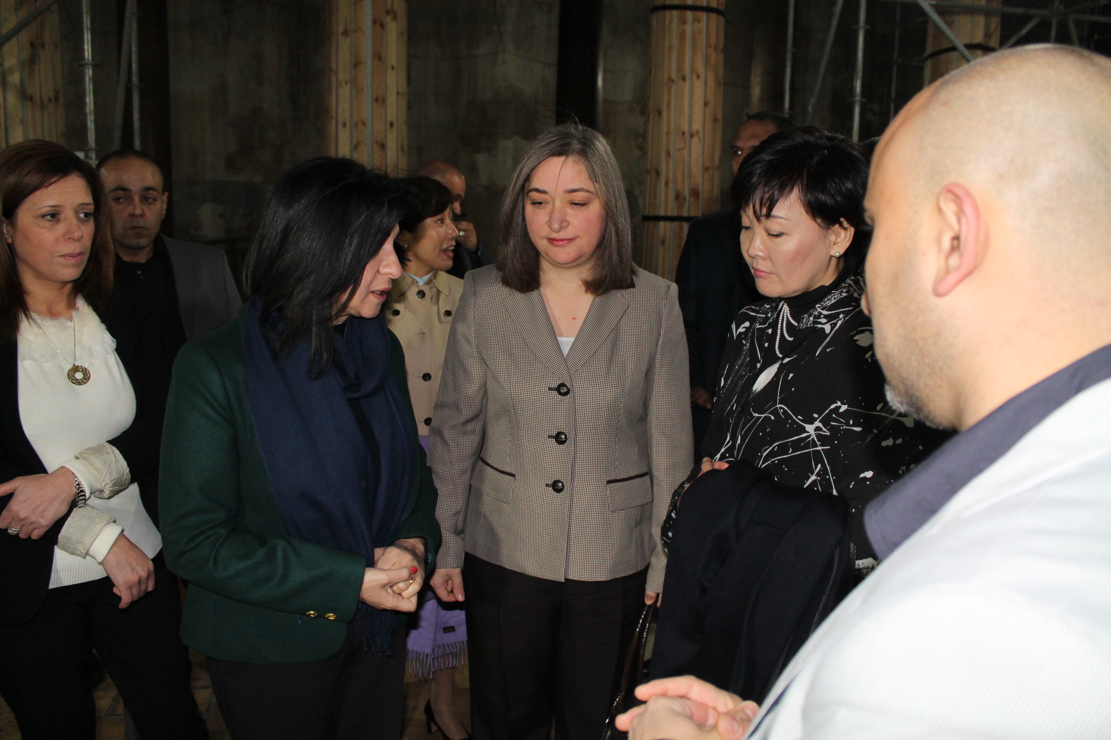 Mayor of Bethlehem Welcomes the Japanese Prime Minister's Wife in Bethlehem