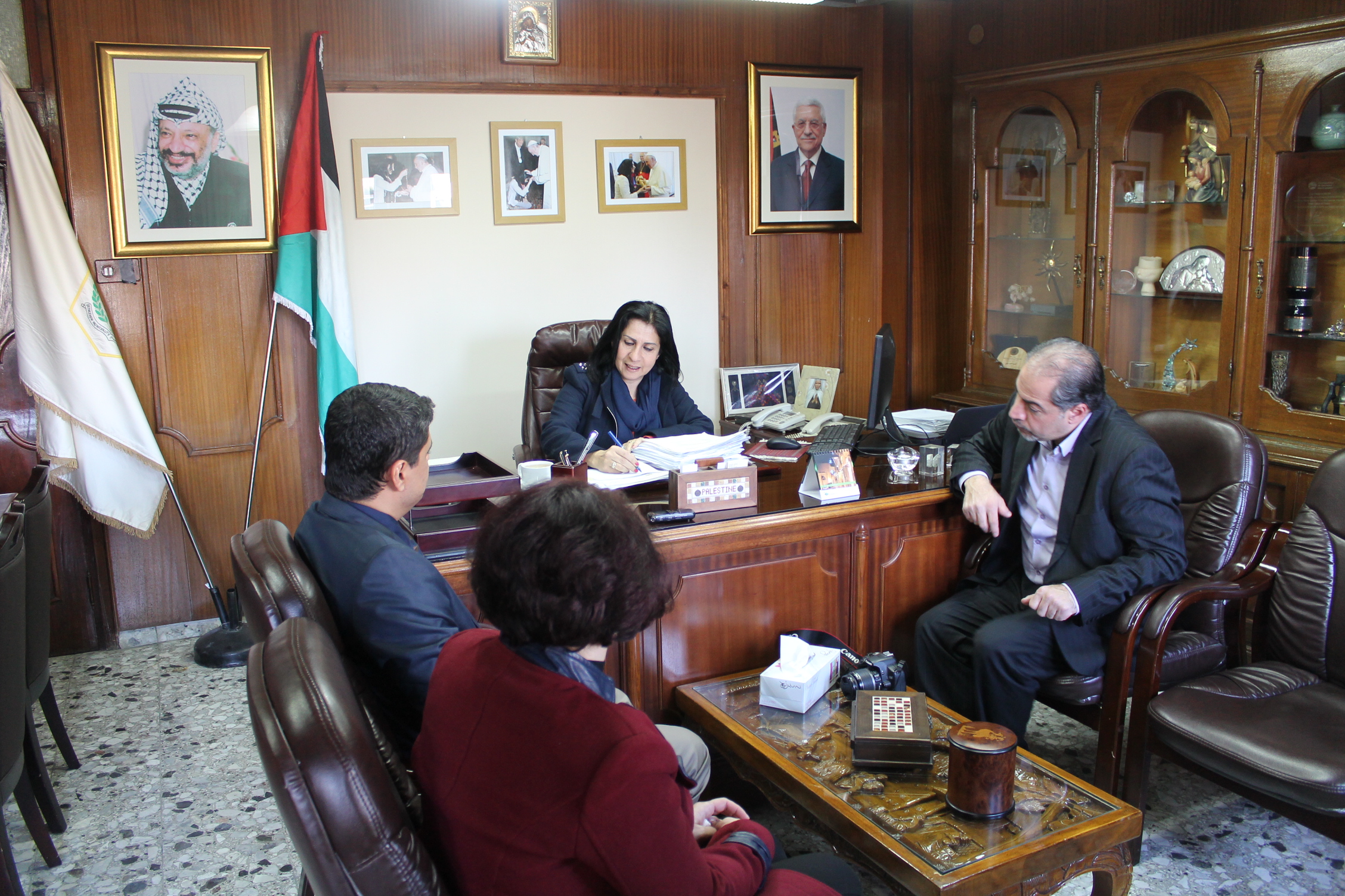 منسق برامج وكالة التنسيق والتعاون التركي في فلسطين يزور بلدية بيت لحم