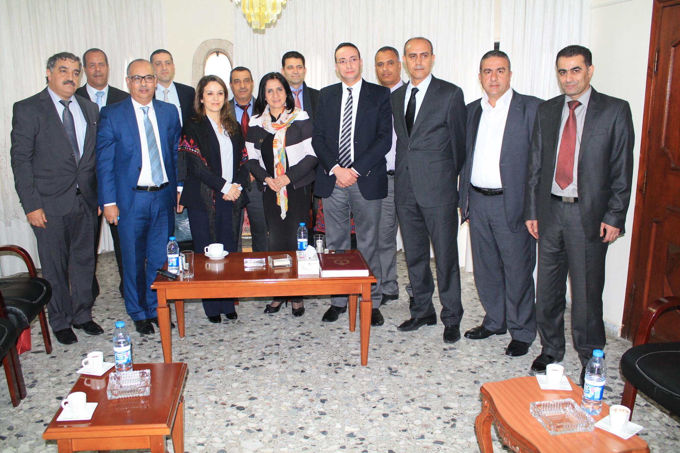 رئيسة بلدية بيت لحم تستقبل وزيرة المياه المغربية شرفات افيلال والوفد المرافق