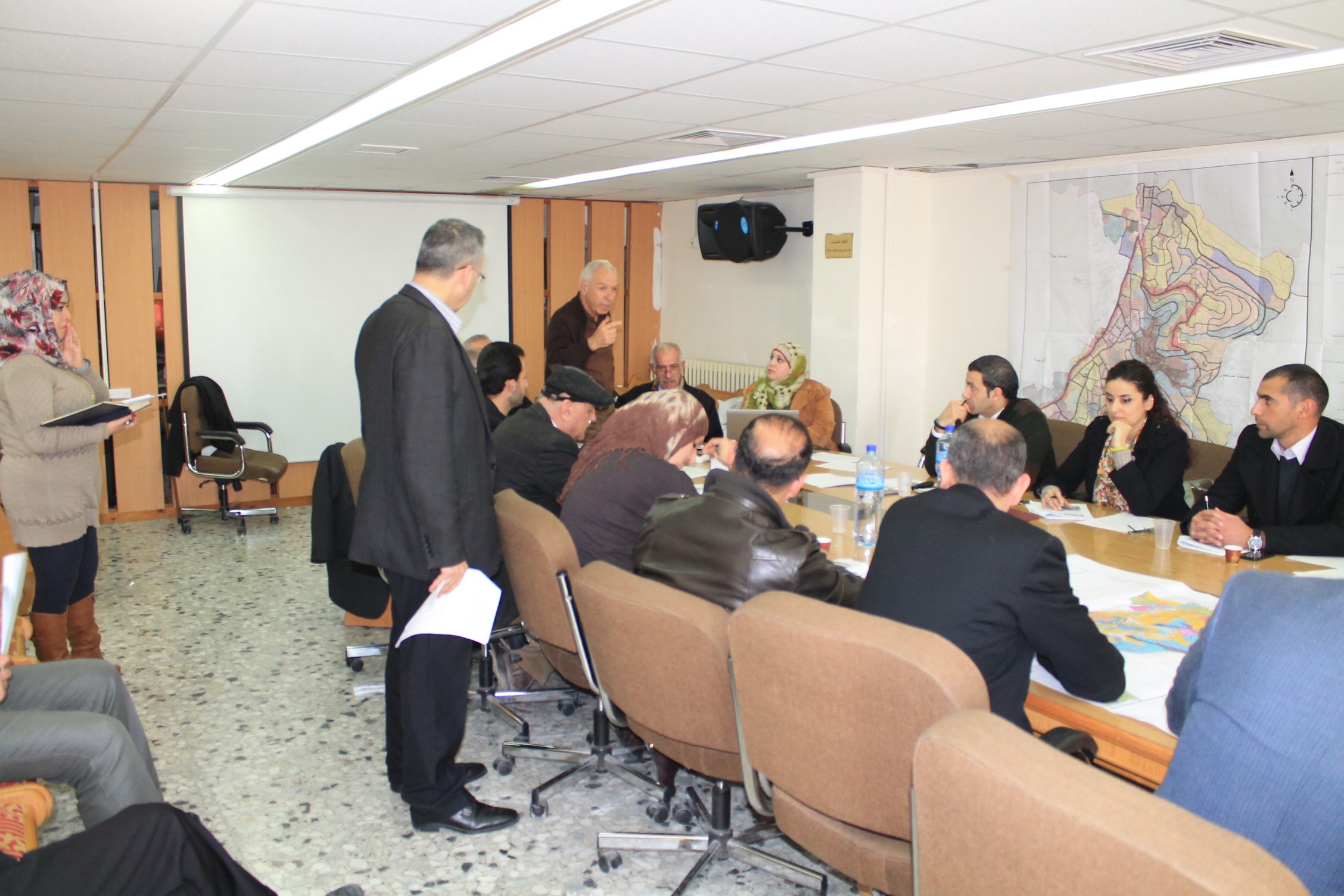 بلدية بيت لحم تعقد ورشة عمل لمشروع اعداد المخطط الهيكلي لمدينة بيت لحم