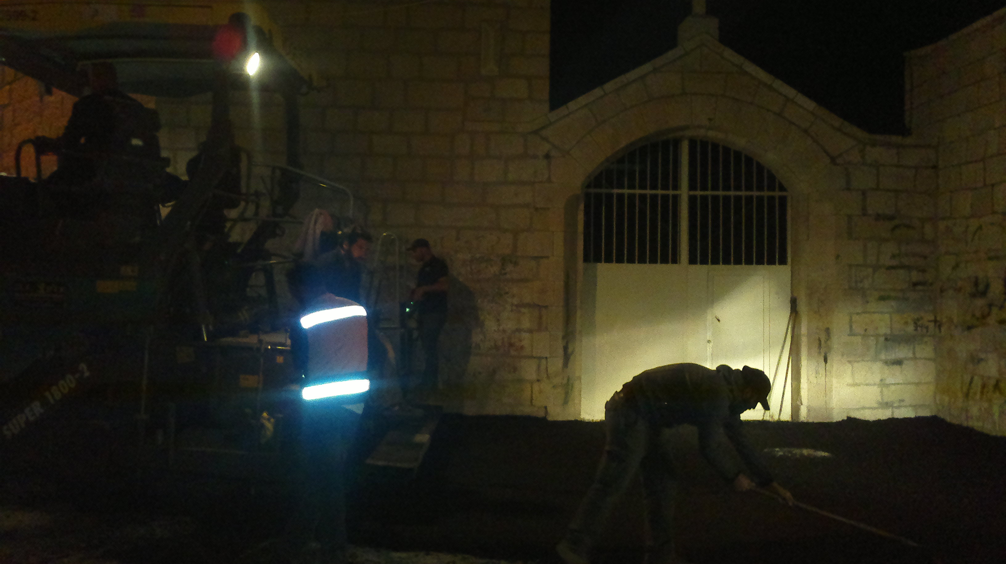  بلدية بيت لحم تقوم بعدة أعمال في شارع الباطن ضمن مشروع اعادة تأهيل الطرق الداخلية في المدينة