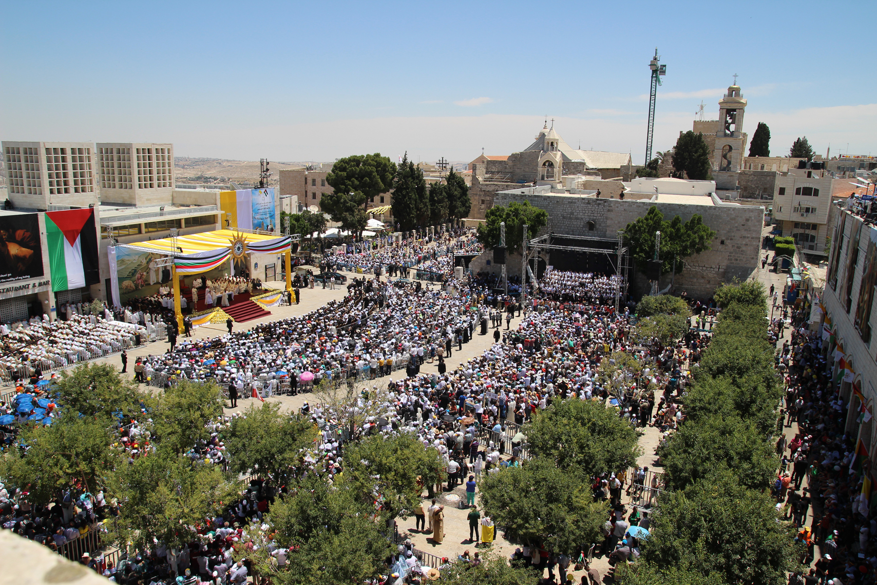 زيارة قداسة الحبر الأعظم البابا فرنسيس لمدينة بيت لحم