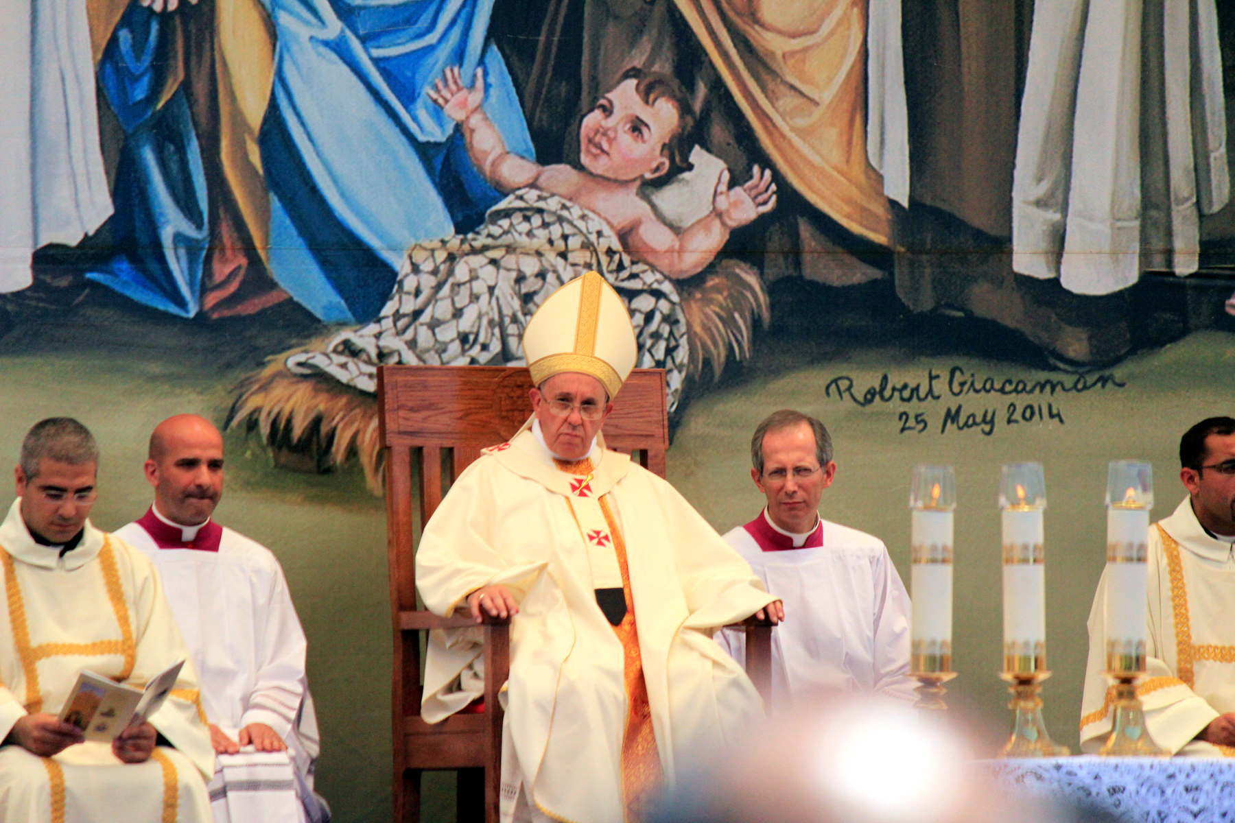 زيارة قداسة الحبر الأعظم البابا فرنسيس لمدينة بيت لحم