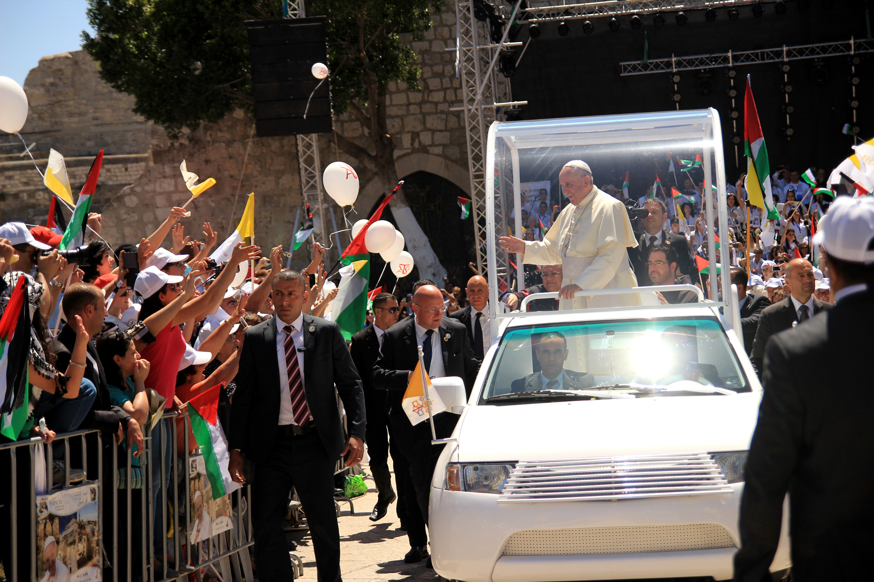 زيارة قداسة الحبر الأعظم البابا فرنسيس لمدينة بيت لحم
