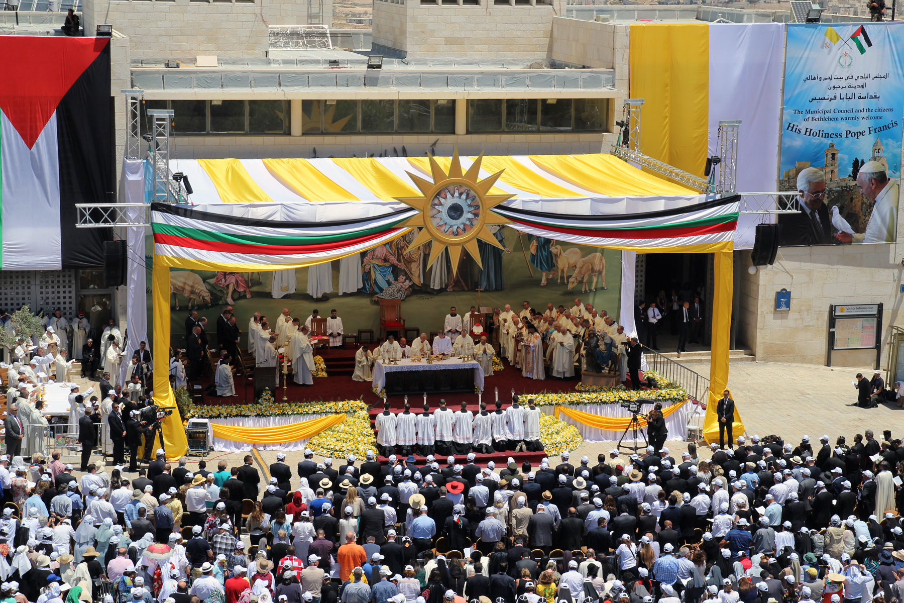 زيارة قداسة الحبر الأعظم البابا فرنسيس لمدينة بيت لحم