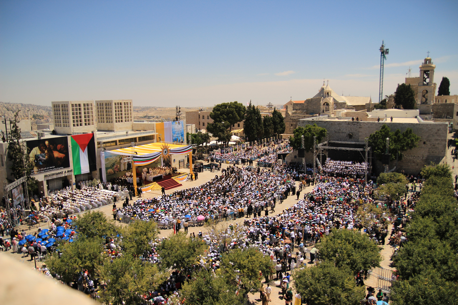 زيارة قداسة الحبر الأعظم البابا فرنسيس لمدينة بيت لحم