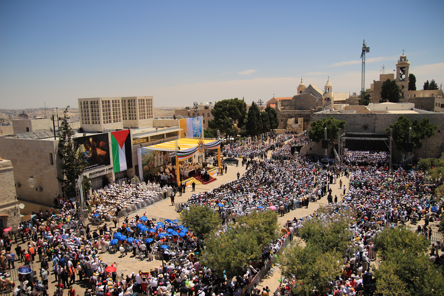 زيارة قداسة الحبر الأعظم البابا فرنسيس لمدينة بيت لحم