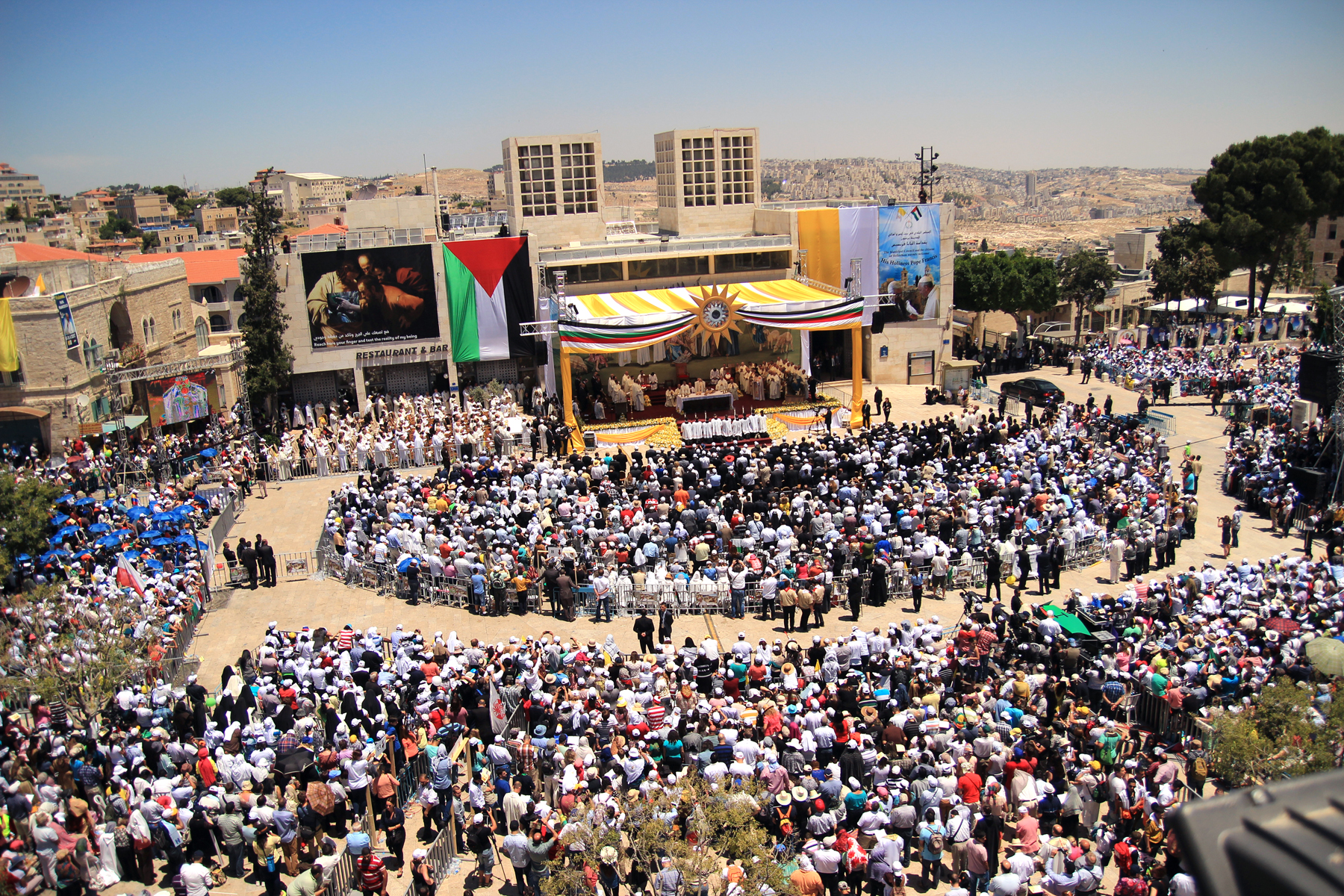 زيارة قداسة الحبر الأعظم البابا فرنسيس لمدينة بيت لحم