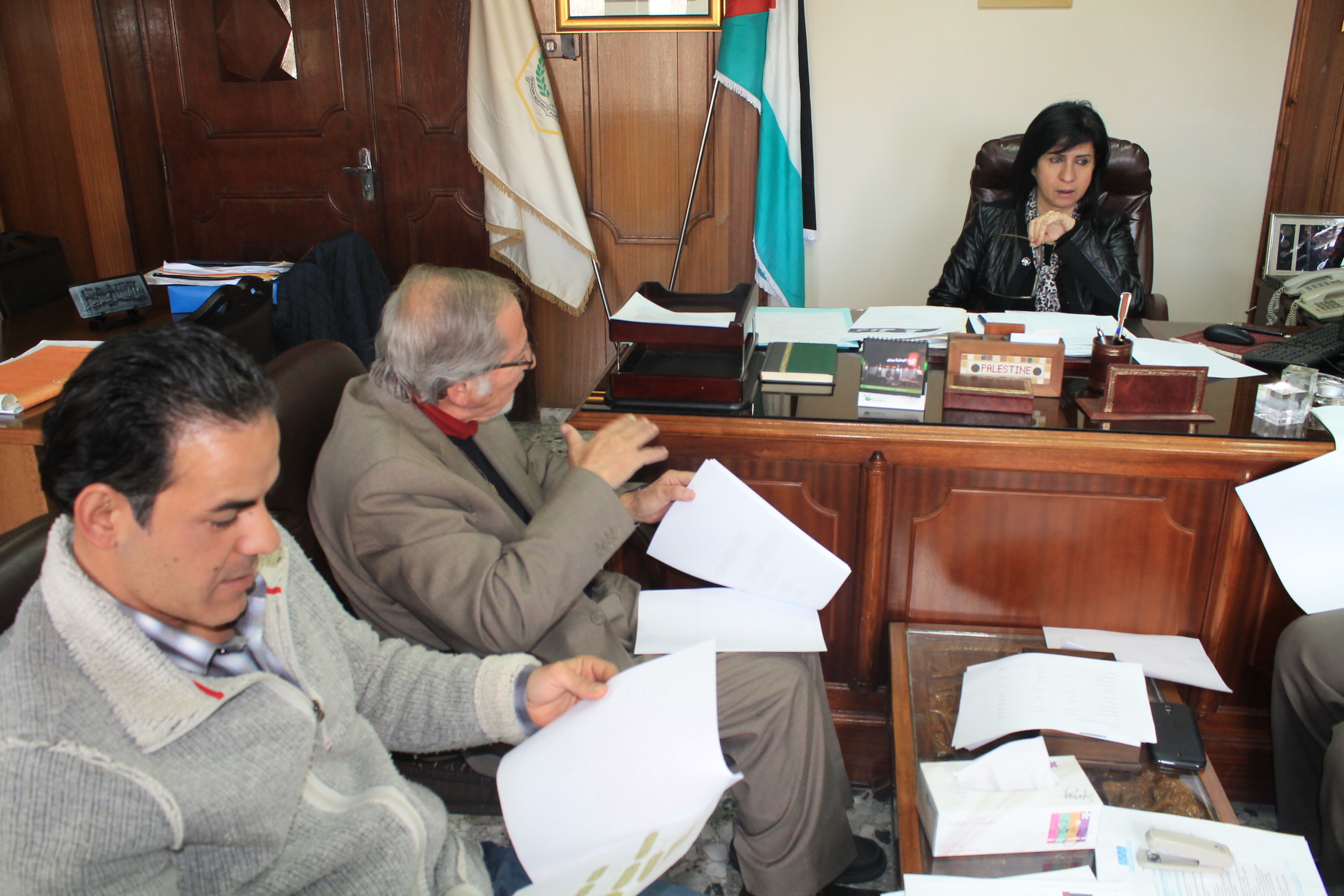 بابون تستقبل ممثلين عن AWA ومستشفى بيت جالا الحكومي لمعرفة اخر تفاصيل مشروع اعادة تأهيل مستشفى بيت جالا الحكومي