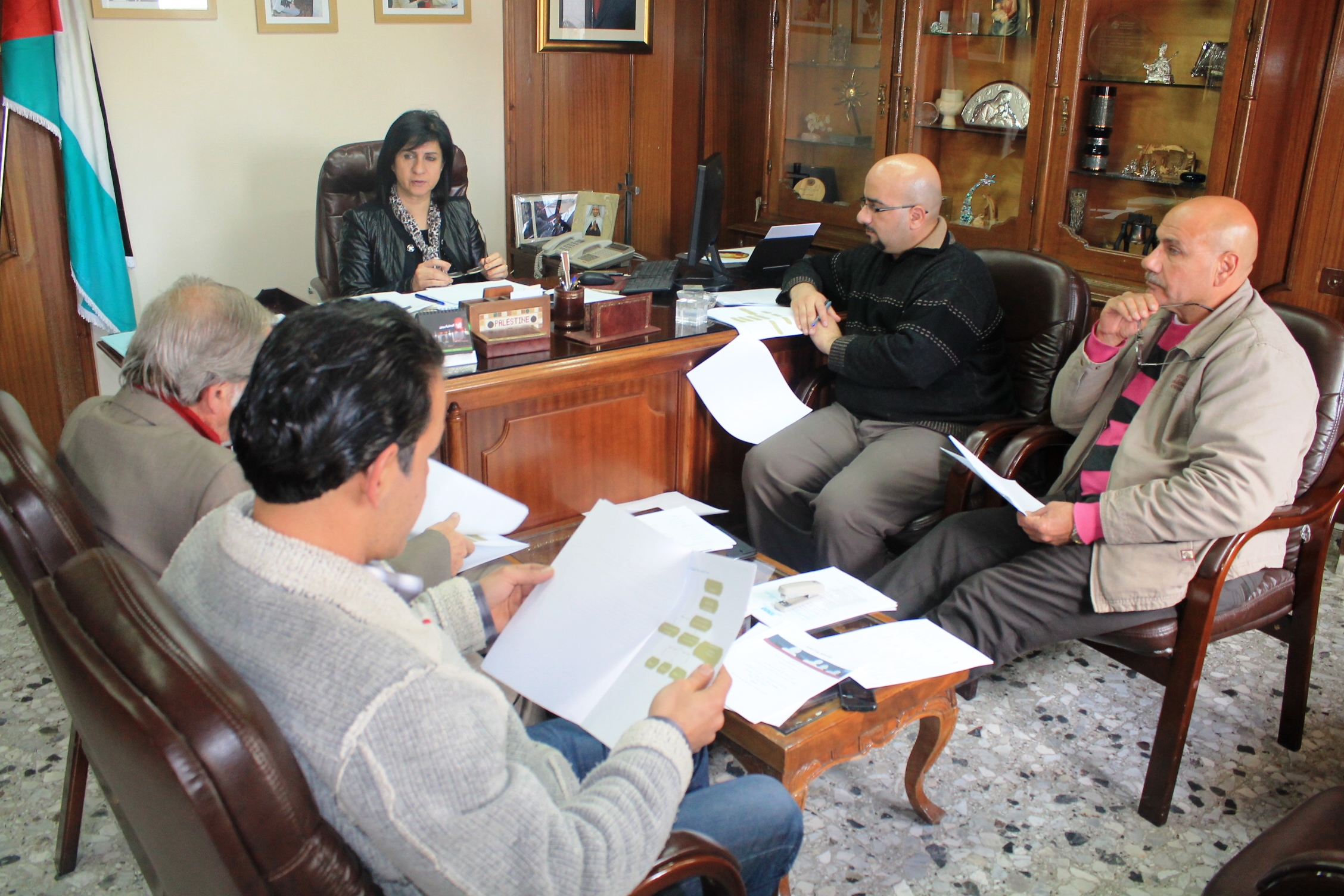 بابون تستقبل ممثلين عن AWA ومستشفى بيت جالا الحكومي لمعرفة اخر تفاصيل مشروع اعادة تأهيل مستشفى بيت جالا الحكومي