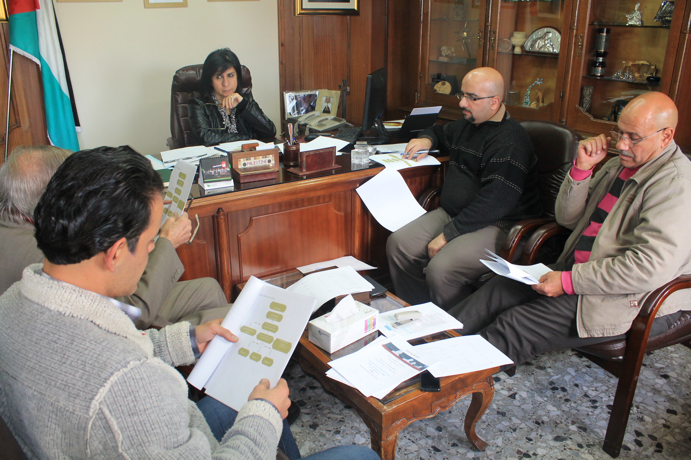 بابون تستقبل ممثلين عن AWA ومستشفى بيت جالا الحكومي لمعرفة اخر تفاصيل مشروع اعادة تأهيل مستشفى بيت جالا الحكومي