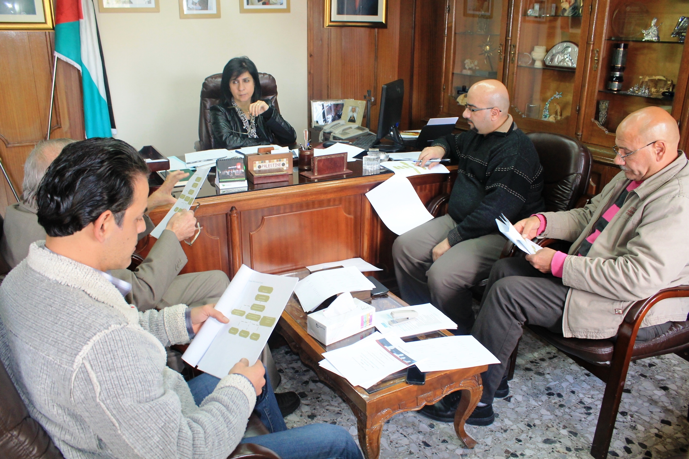 بابون تستقبل ممثلين عن AWA ومستشفى بيت جالا الحكومي لمعرفة اخر تفاصيل مشروع اعادة تأهيل مستشفى بيت جالا الحكومي