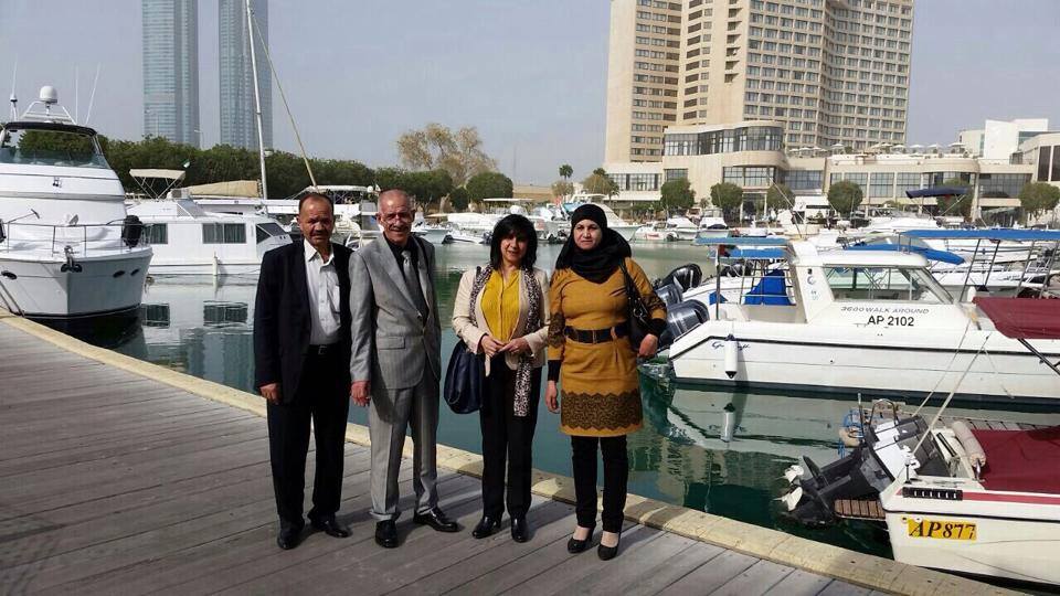 بابون والوفد المرافق يلبون دعوة شركة اتحاد المقاولين لزيارة دولة الإمارات العربية المتحدة، ويلتقون بمعالي الشيخ آل نهيان وزير الثقافة والشباب وتنمية المجتمع