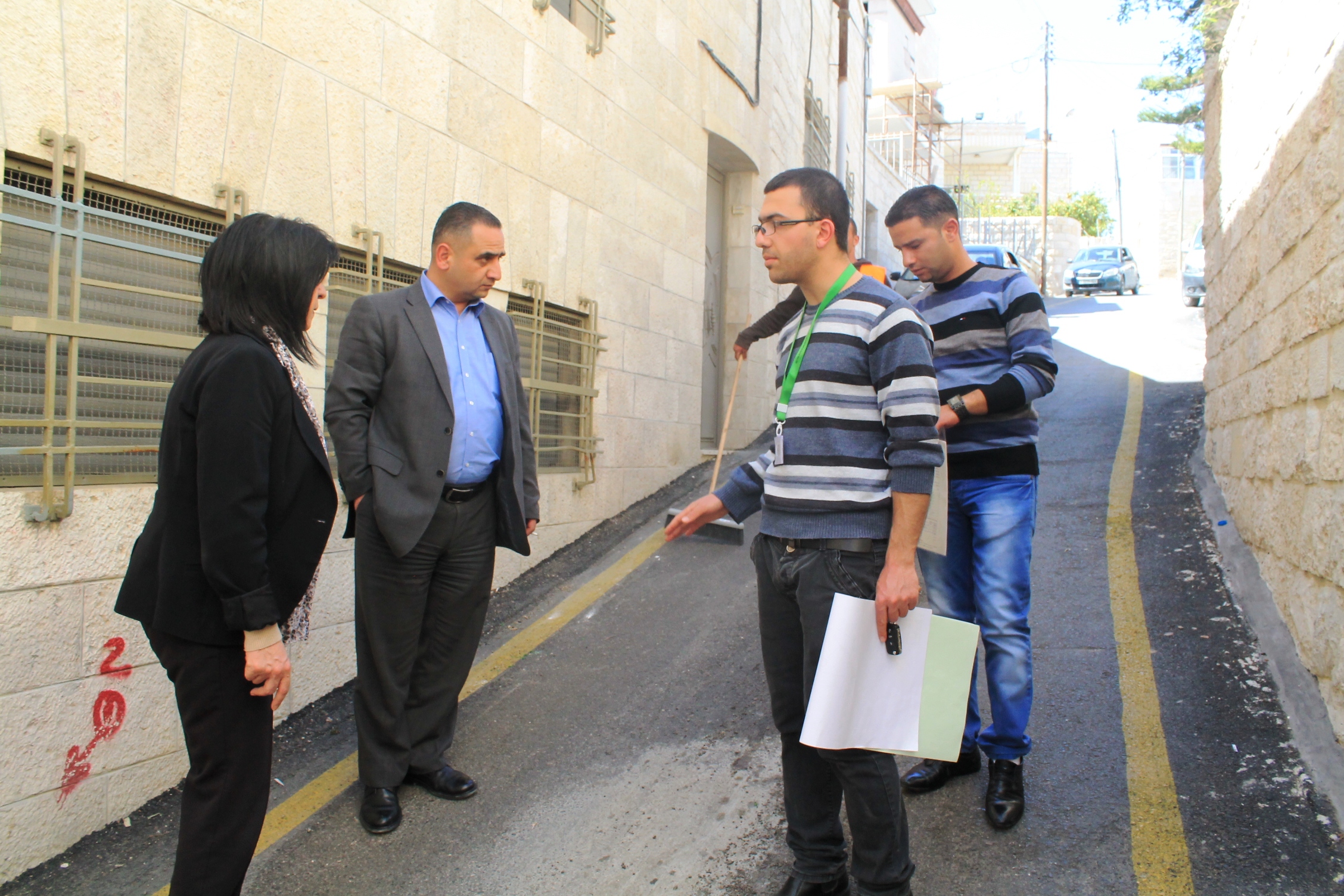 إعادة تأهيل 7 شوارع من شوارع مدينة بيت لحم 