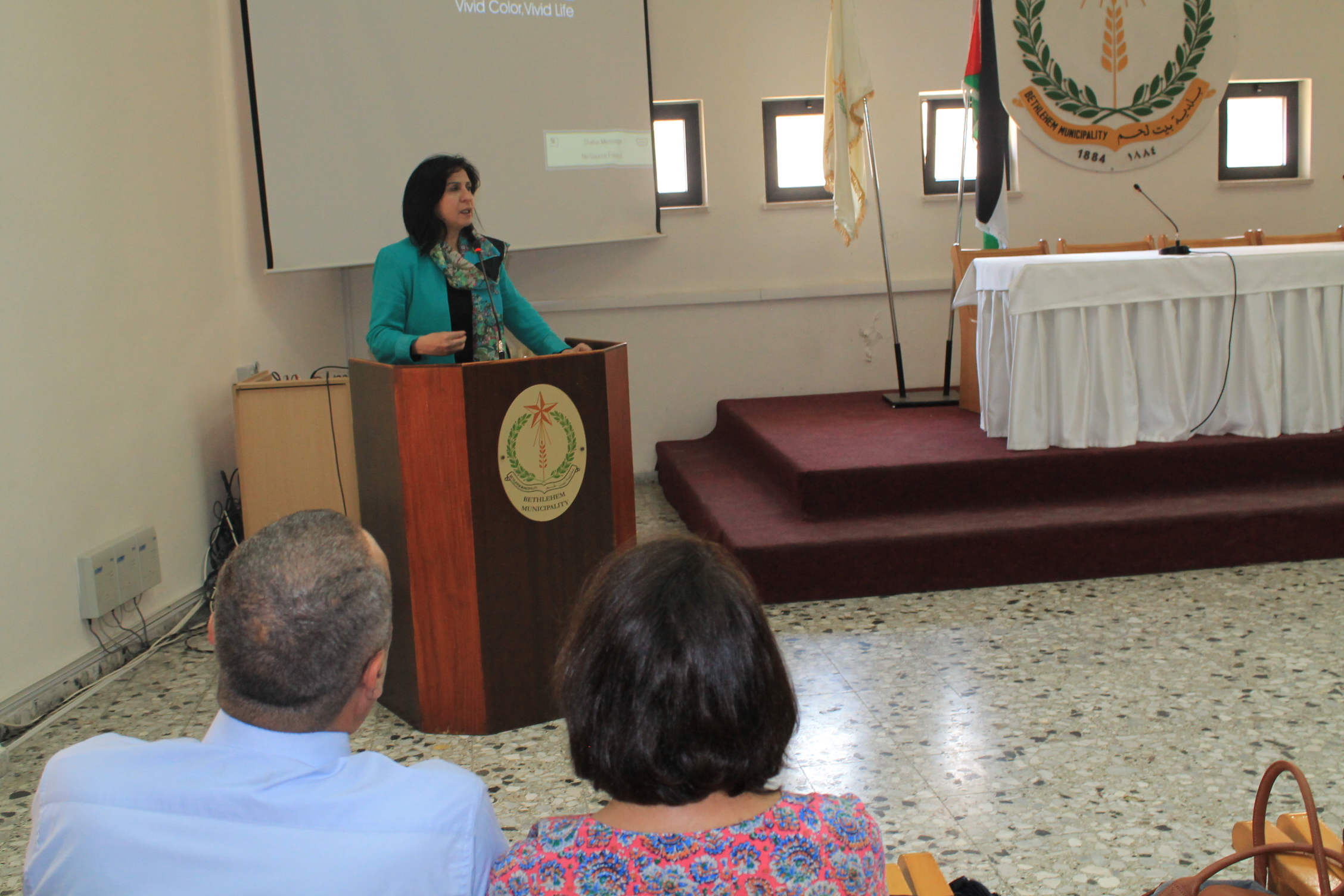 بلدية بيت لحم تستضيف حفل إطلاق أفلام متحركة شارك بها أطفال حضانة العائلة المقدسة/ الكريش