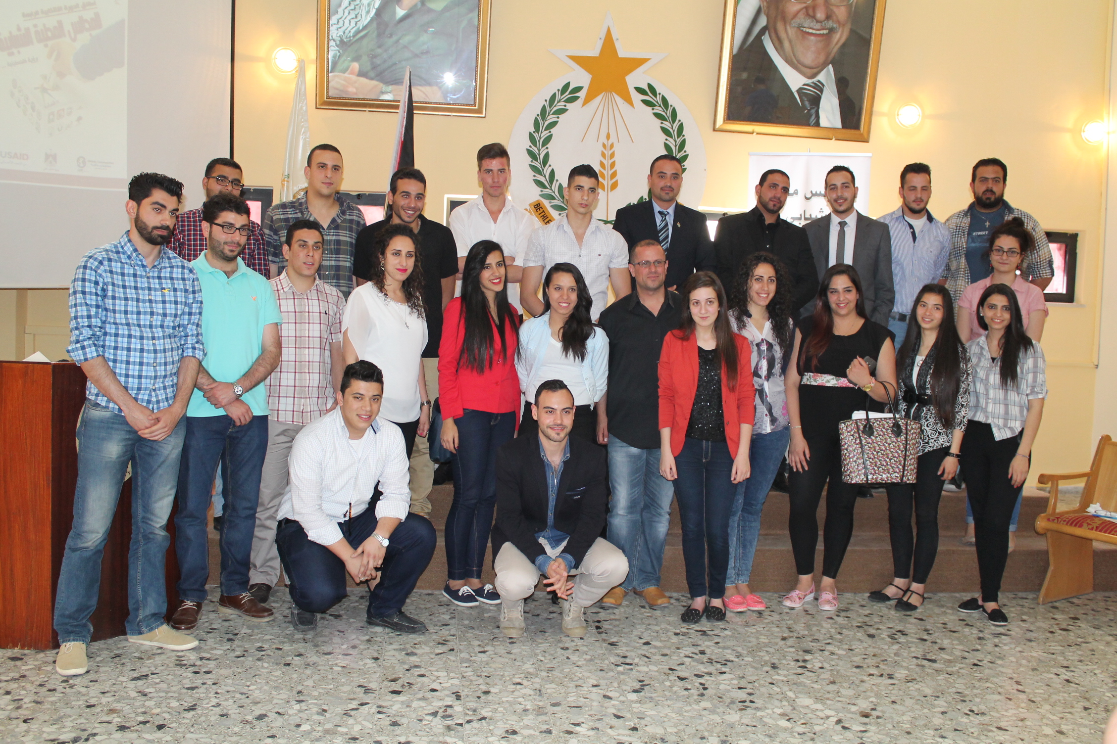 بلدية بيت لحم تنظم المناظرة الانتخابية الخاصة بالمجلس المحلي الشبابي في بيت لحم 