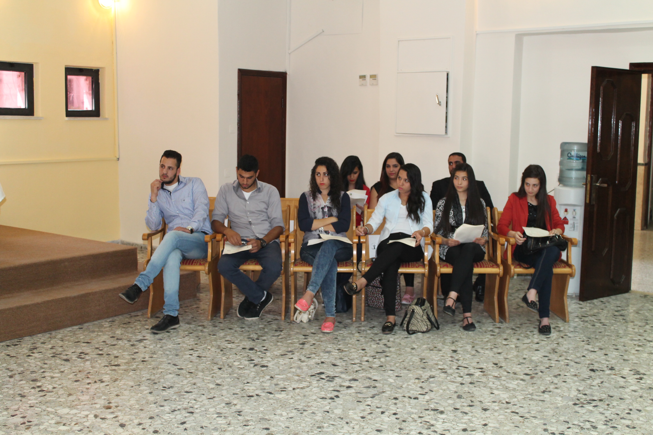 بلدية بيت لحم تنظم المناظرة الانتخابية الخاصة بالمجلس المحلي الشبابي في بيت لحم 