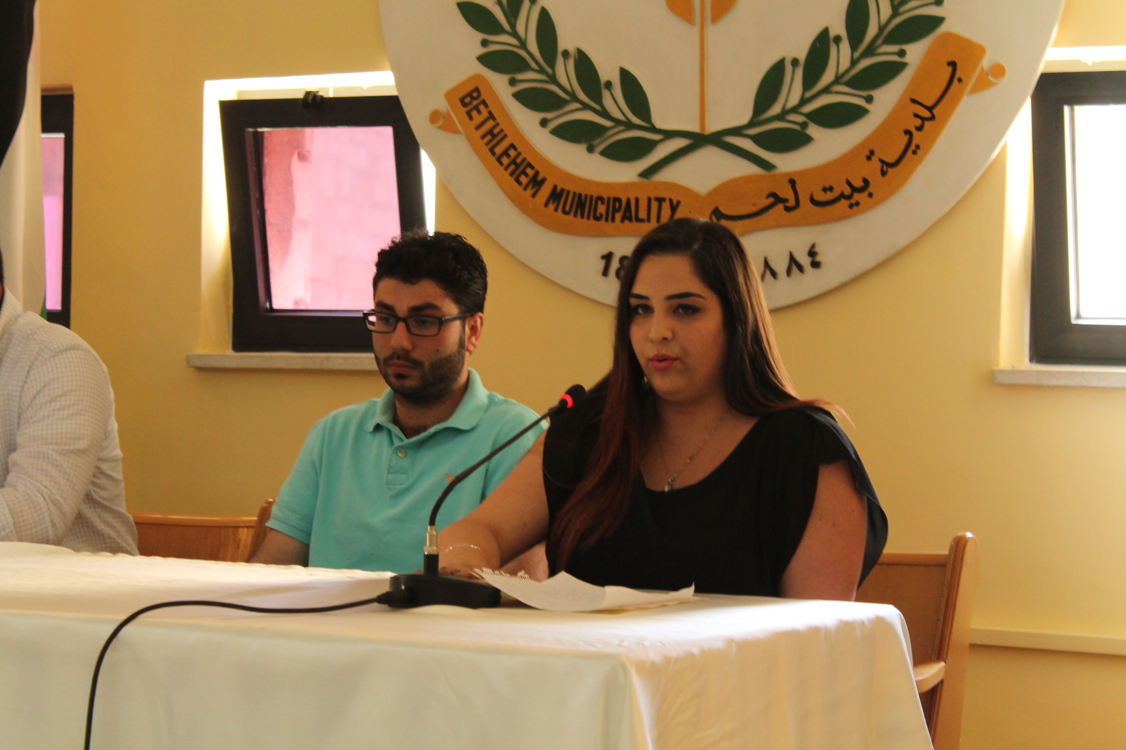 بلدية بيت لحم تنظم المناظرة الانتخابية الخاصة بالمجلس المحلي الشبابي في بيت لحم 