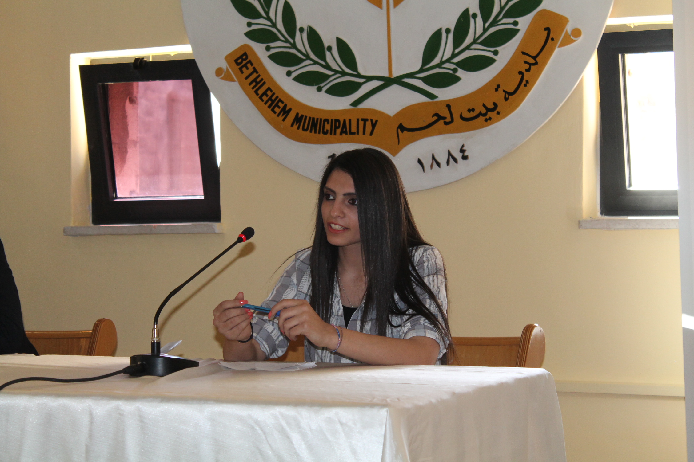 بلدية بيت لحم تنظم المناظرة الانتخابية الخاصة بالمجلس المحلي الشبابي في بيت لحم 