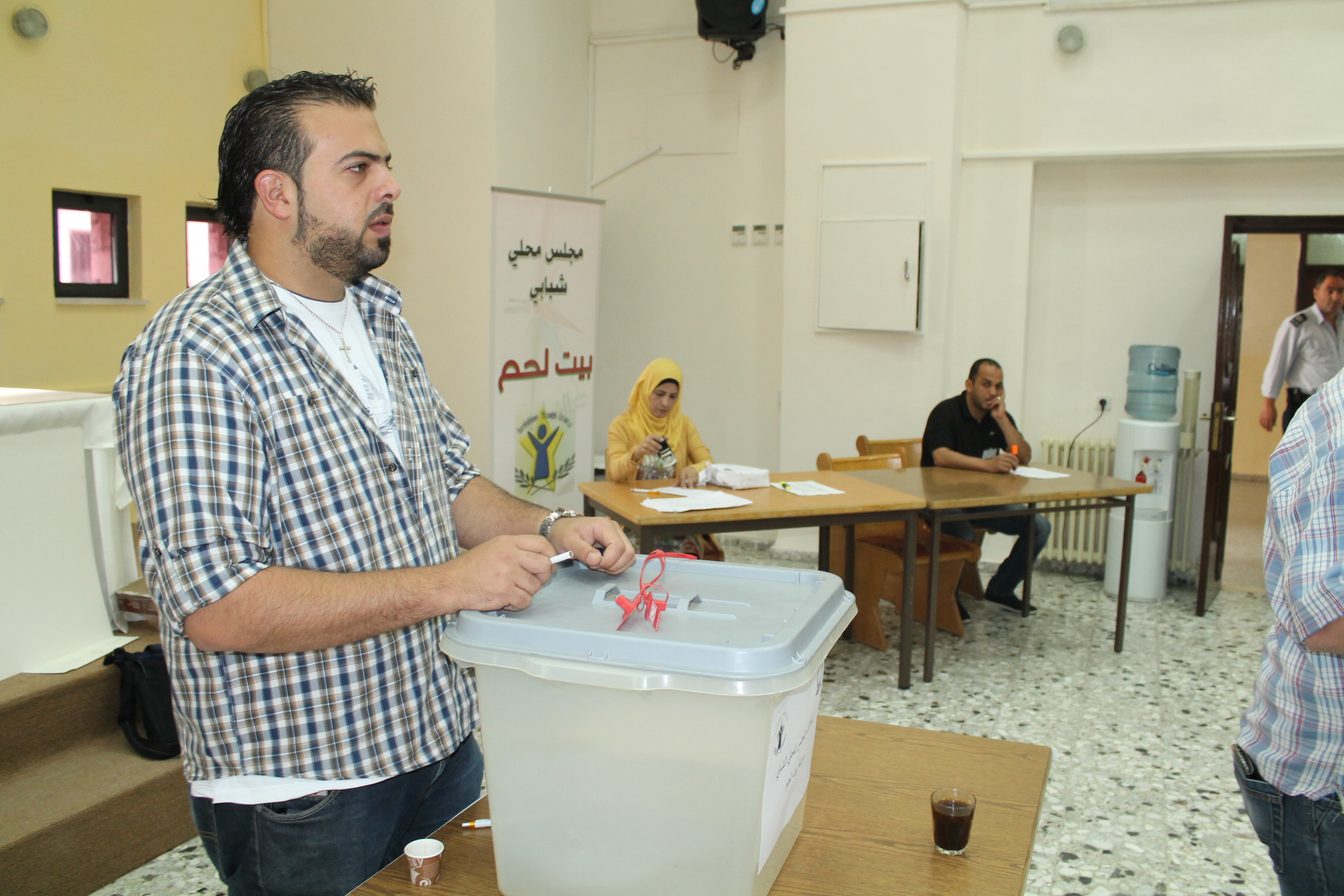 إنتخاب أعضاء المجلس المحلي الشبابي في مدينة بيت لحم