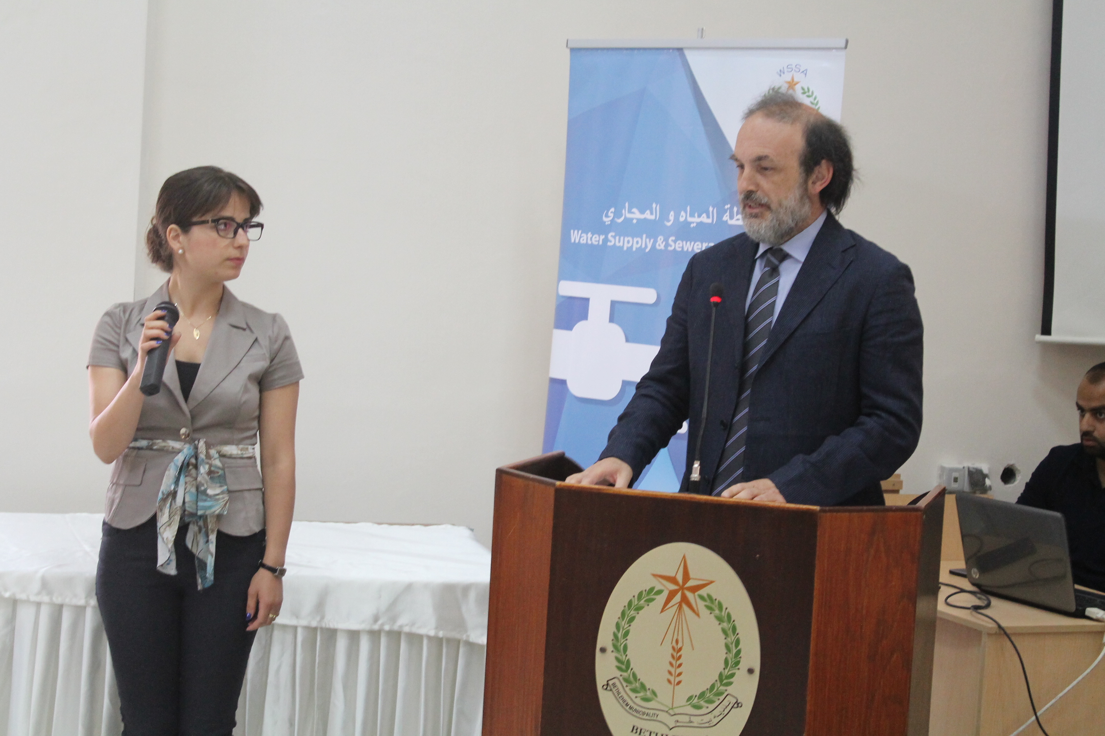 إنطلاق حملة التوعية  لمشروع ( Bethlehem Smart Water ) من بلدية بيت لحم 