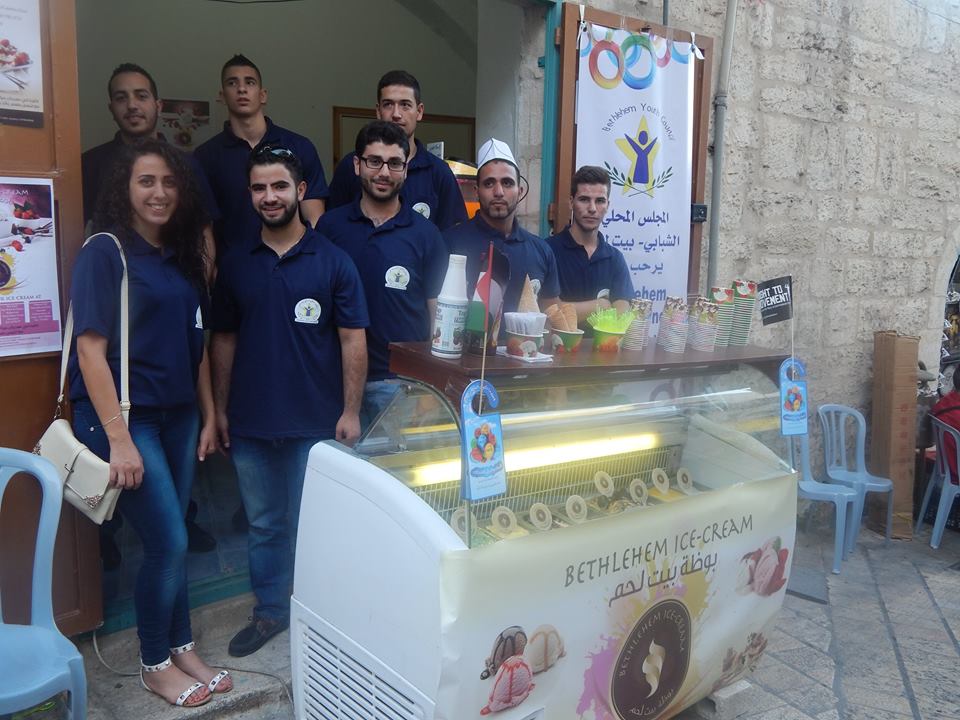 مشاركة المجلس المحلس الشبابي الجديد في مهرجان حياة بيت لحم 