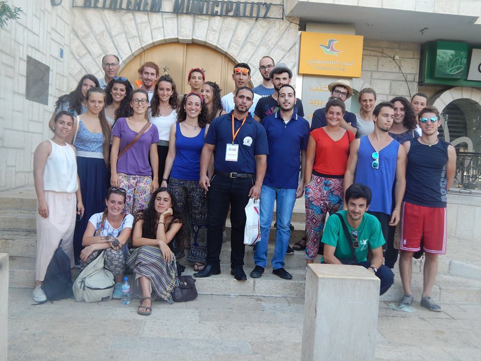 مشاركة المجلس المحلس الشبابي الجديد في مهرجان حياة بيت لحم 