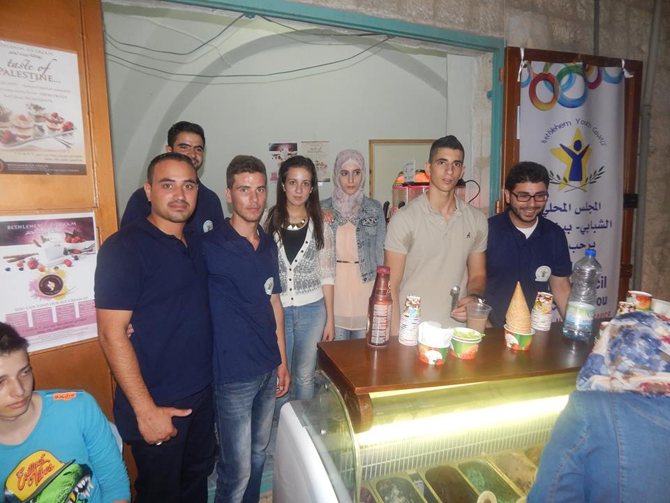 مشاركة المجلس المحلس الشبابي الجديد في مهرجان حياة بيت لحم 