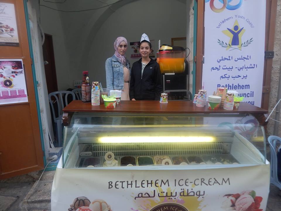 مشاركة المجلس المحلس الشبابي الجديد في مهرجان حياة بيت لحم 
