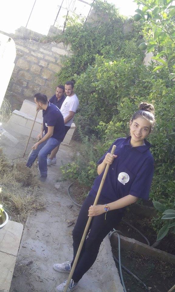 مجلس شبابي بيت لحم يشارك في تنظيف مقبرة الأرمن