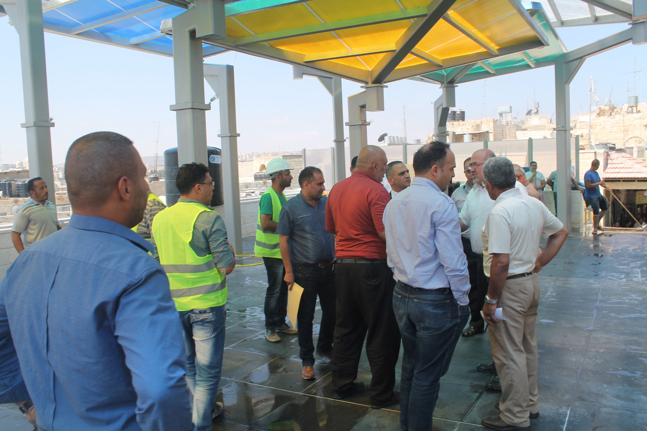 بلدية بيت لحم تبدي ملاحظاتها الهندسية لمؤسسة أنيرا  منفذة مشروع السوق تحضيرا  لإستلام مقاطع منه قريبا