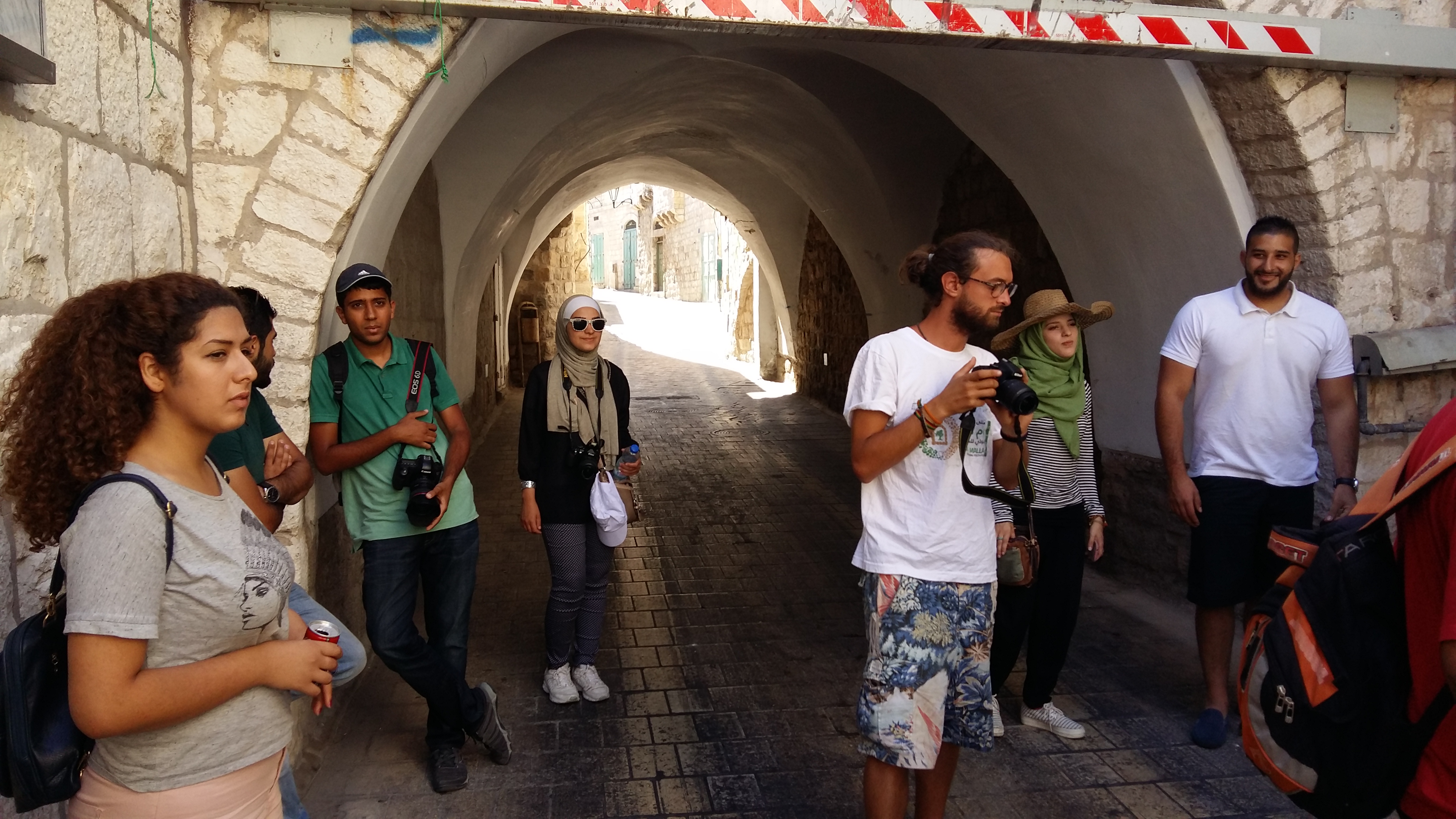 بلدية بيت لحم والمجلس الشبابي يستقبلون المشاركين في ملتقى رام الله الدولي 