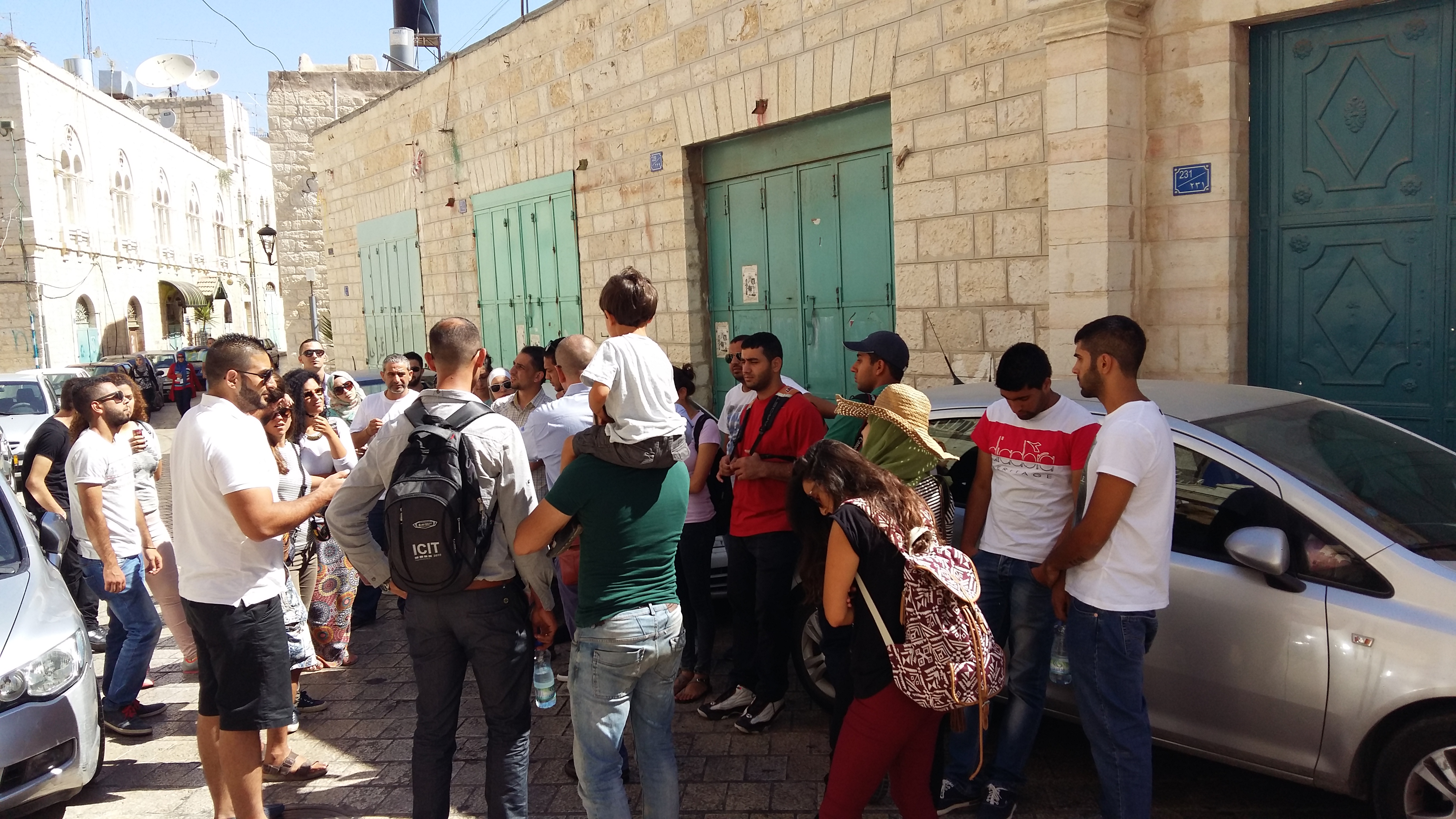 بلدية بيت لحم والمجلس الشبابي يستقبلون المشاركين في ملتقى رام الله الدولي 