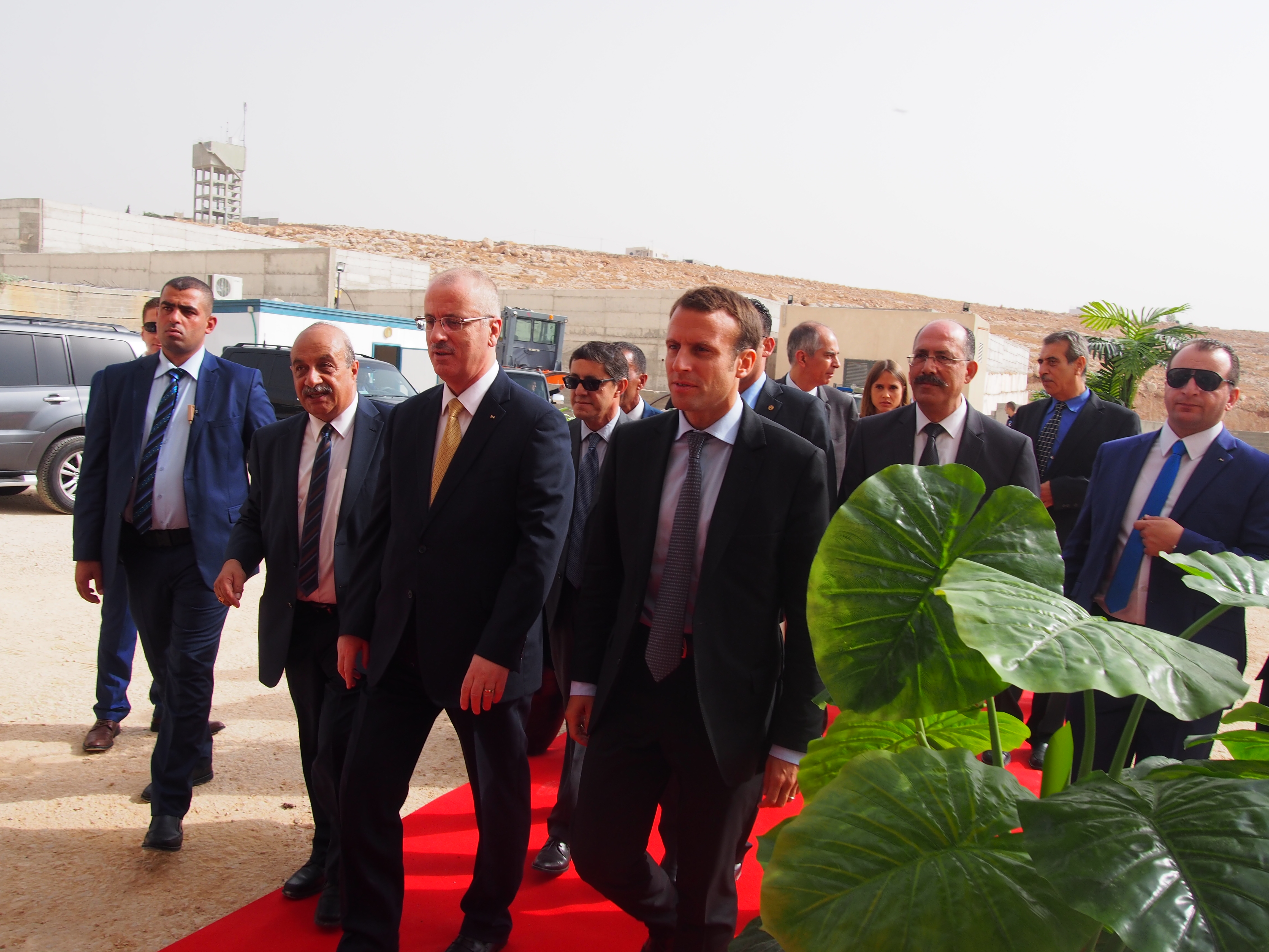 احتفال تسليم المرحلة الأولى من مشروع المنطقة الصناعية في بيت لحم 