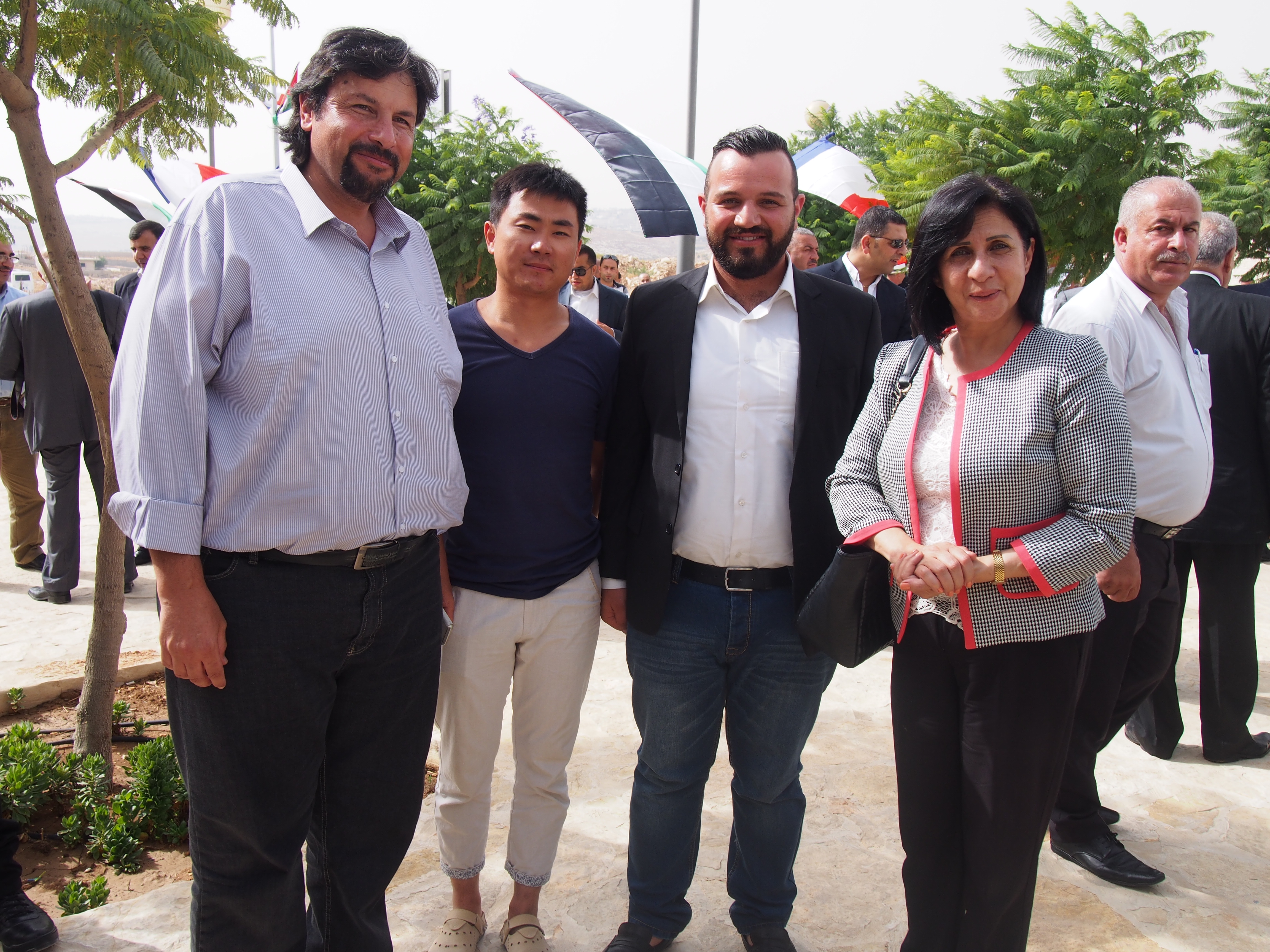 احتفال تسليم المرحلة الأولى من مشروع المنطقة الصناعية في بيت لحم 