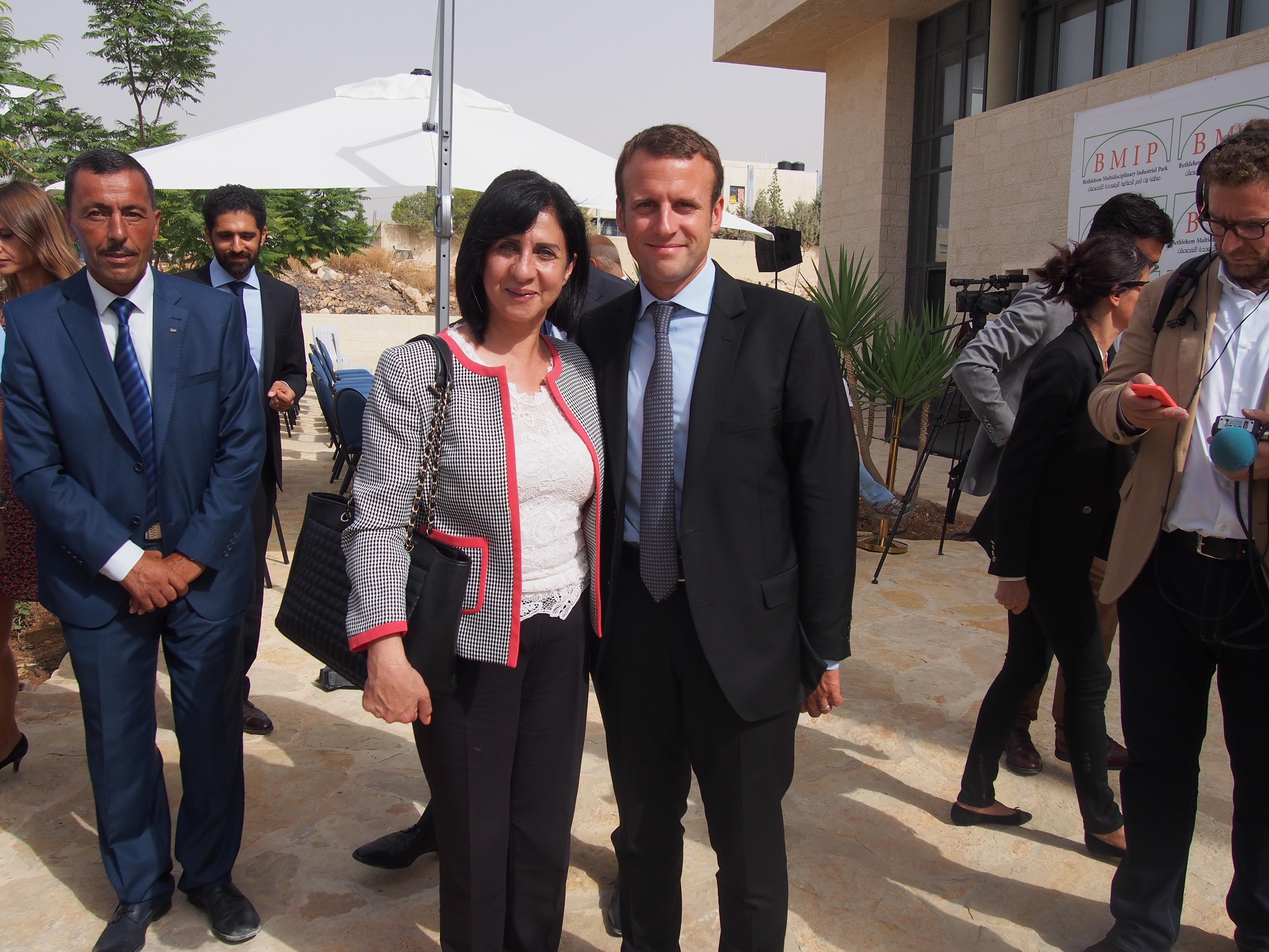 احتفال تسليم المرحلة الأولى من مشروع المنطقة الصناعية في بيت لحم 