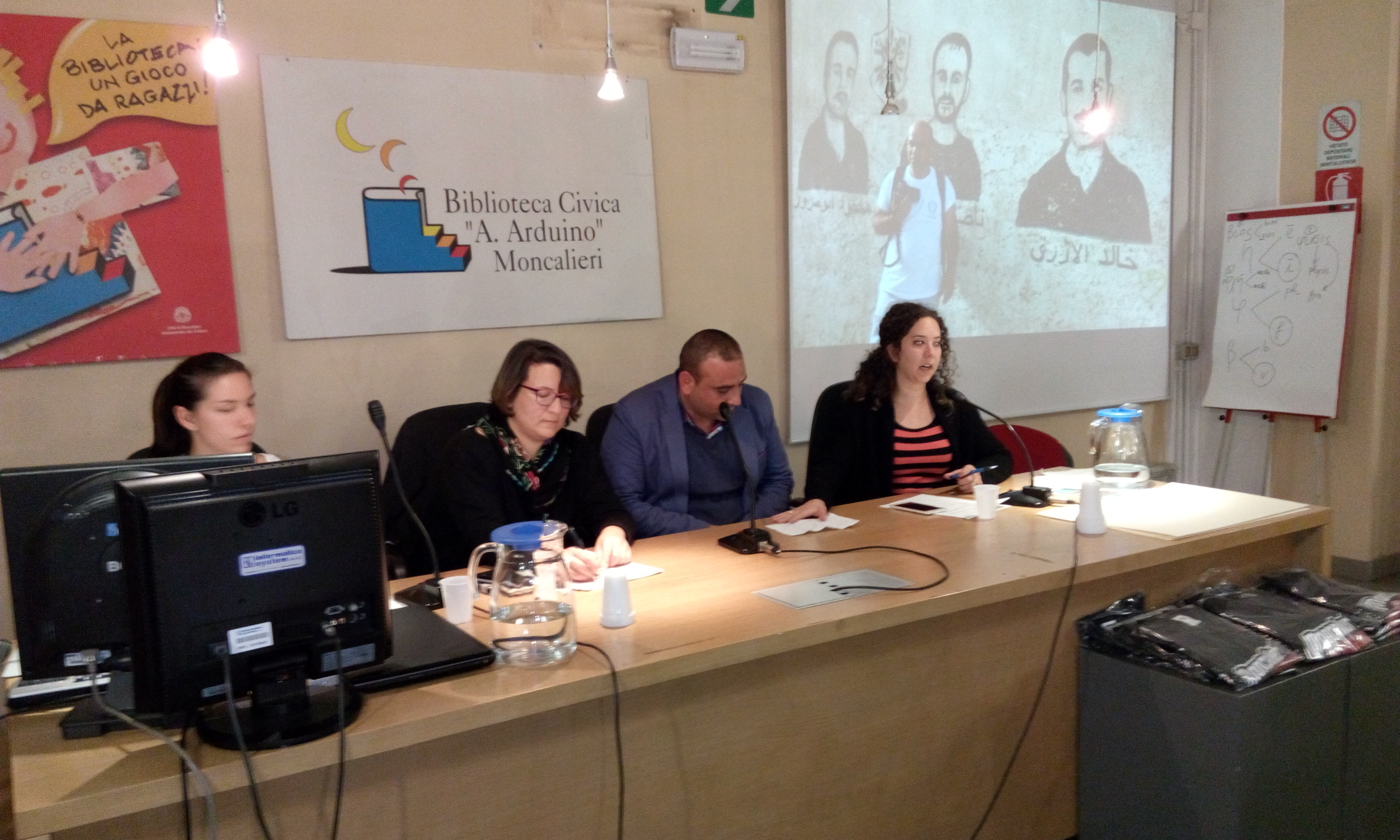 العلم الفلسطيني حاضر في المؤتمر الدولي الثالث للتنمية الإقتصادية المحلية في القصر الملكي في تورين من خلال وفد سلطة المياه والمجاري وبلدية بيت لحم بيت جالا بيت ساحور 