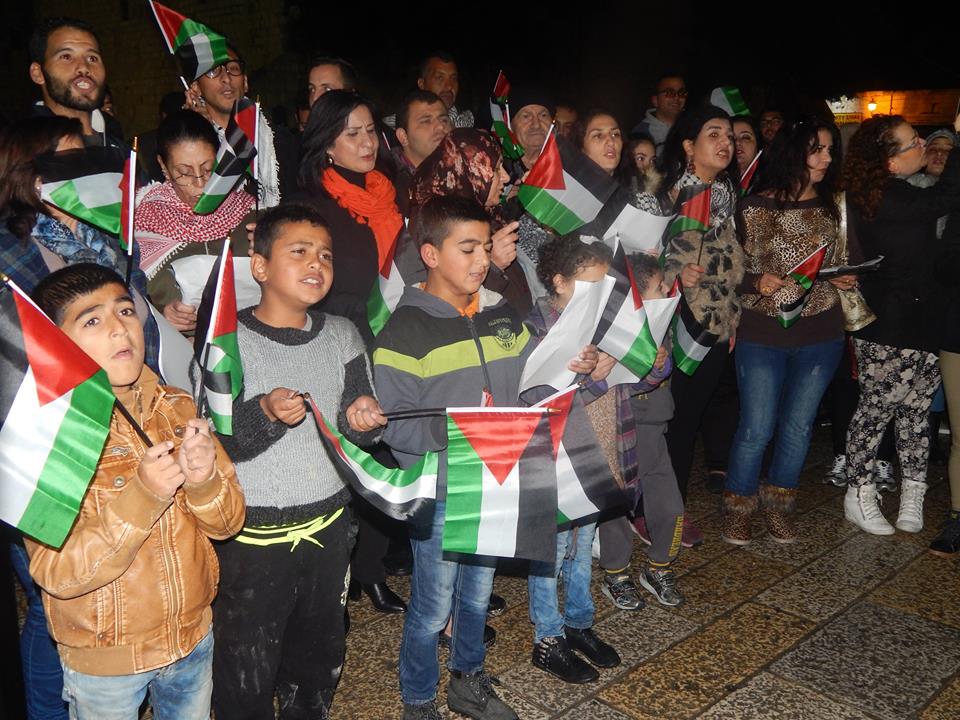 بابون والمجلس المحلي الشبابي/ بيت لحم  يشاركون في فعالية موطني في ساحة المهد 