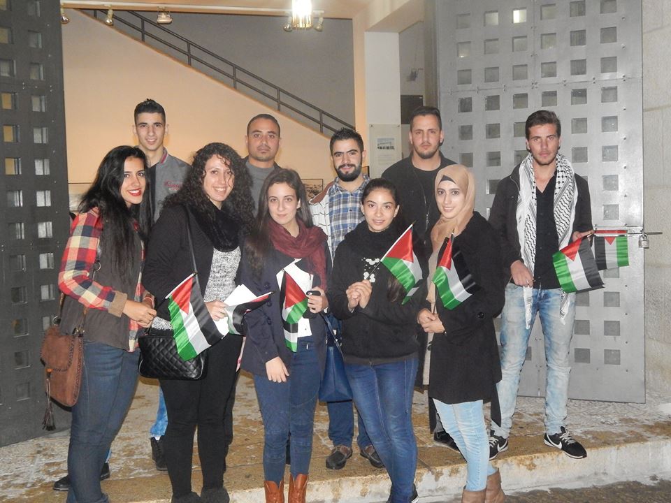 بابون والمجلس المحلي الشبابي/ بيت لحم  يشاركون في فعالية موطني في ساحة المهد 