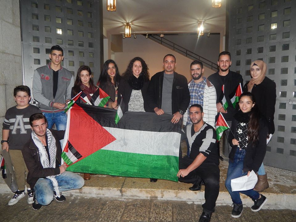 بابون والمجلس المحلي الشبابي/ بيت لحم  يشاركون في فعالية موطني في ساحة المهد 